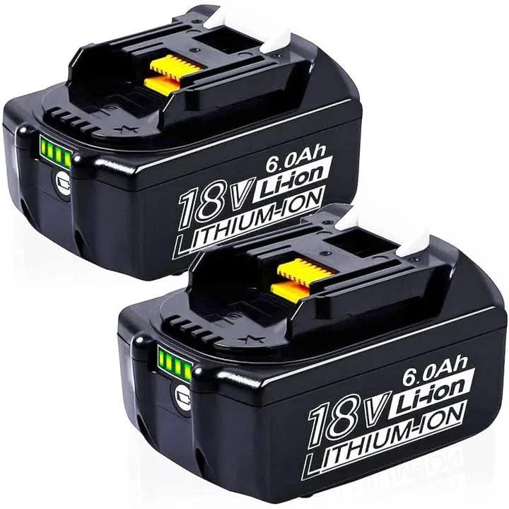 Upgrade 2 Pack 18V 6000mAh Replacement Battery for Makita 18V Tools | Image