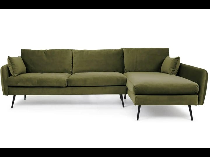 park-sectional-sofa-olive-velvet-edloe-finch-black-right-facing-1