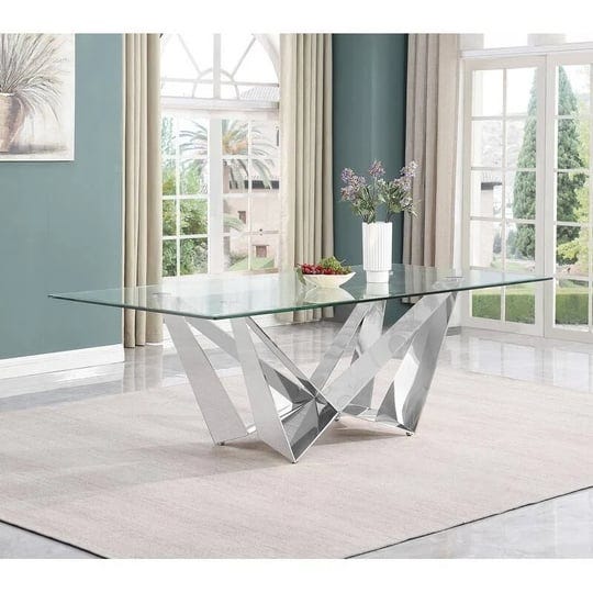 best-quality-furniture-clear-tempered-glass-dining-table-w-stainless-steel-1