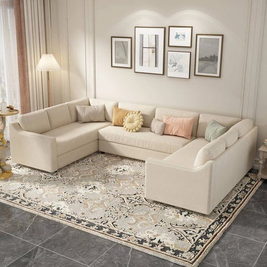 u-shaped-large-upholstered-sectional-sofa-with-spacious-seating-plush-cushions-for-6-8-people-beige-1