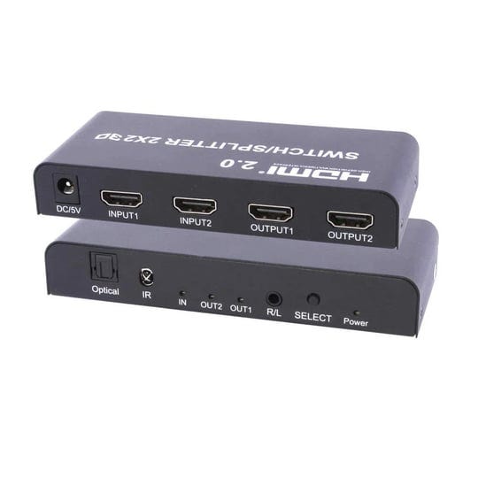 axgear-2x2-hdmi-ver-2-0-4k-true-switch-splitter-2-in-2-out-display-w-remote-1