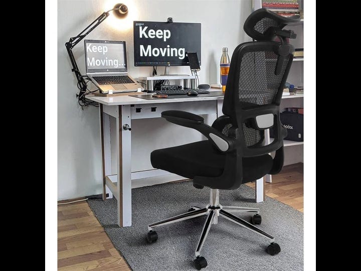 mesh-ergonomic-office-chair-with-tilt-function-lumbar-support-black-1