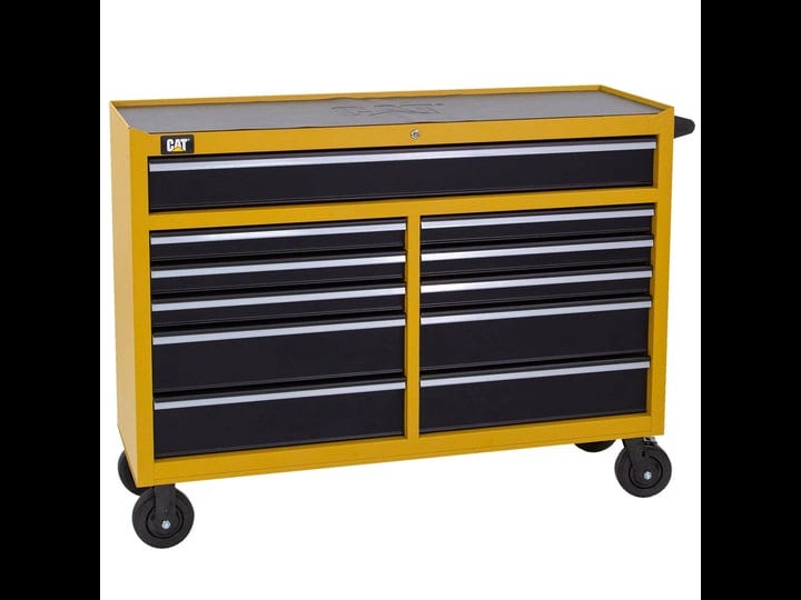 cat-portable-soft-close-52-in-w-x-41-in-h-11-drawer-steel-rolling-tool-cabinet-yellow-1