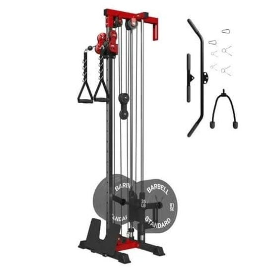 mikolo-cable-crossover-machine-home-gym-400-lbs-wall-mount-cable-station-fit-1-inch-2-inch-plateslat-1