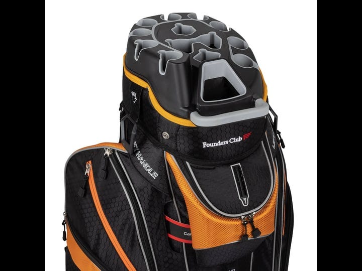 founders-club-premium-cart-bag-with-14-way-organizer-divider-top-orange-and-black-1