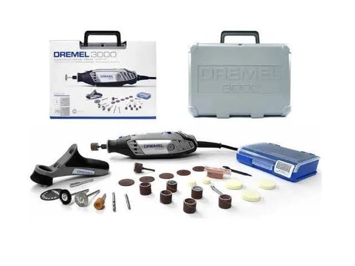 recertified-dremel-3000-1-26-variable-speed-rotary-tool-kit-26-accessories-and-case-grey-1