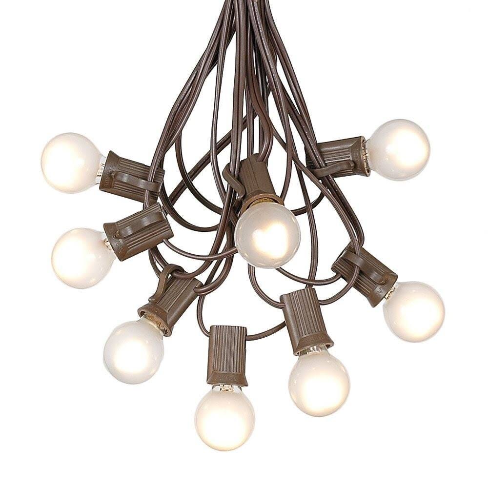 G30 Vintage Patio String Lights with 25 Long-Lasting Globe Bulbs | Image