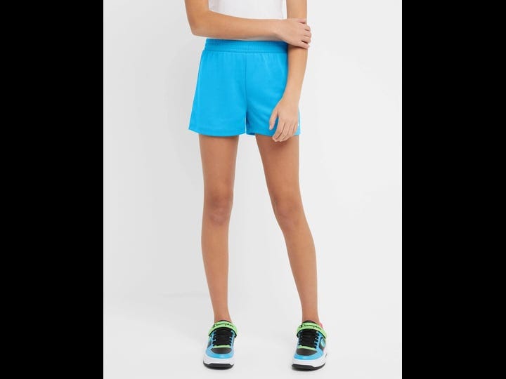 girls-7-16-champion-mesh-shorts-girls-size-medium-blue-1