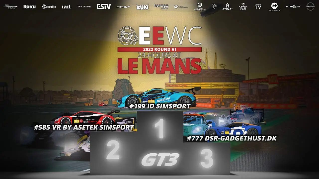 24-Hours at Le Mans - GT3 Podium