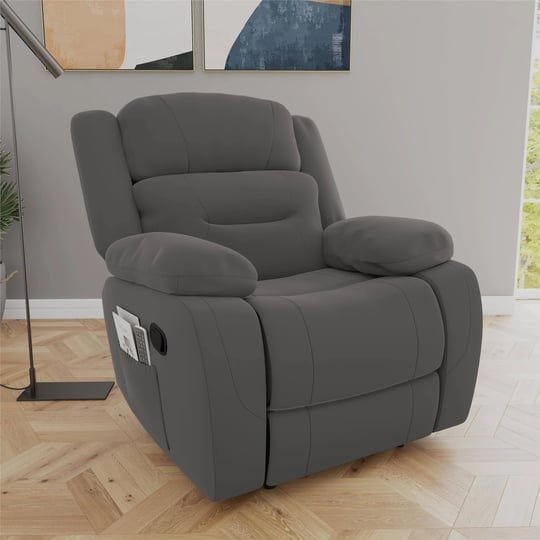 dhp-miller-recliner-with-cupholder-faux-microsuede-gray-1