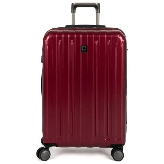 delsey-paris-titanium-expandable-upright-hardside-medium-checked-spinner-suitcase-cherry-red-1