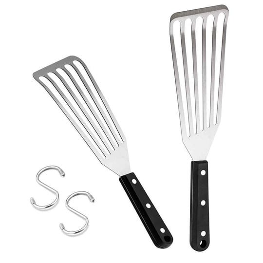 hasteel-fish-spatula-2-piece-stainless-steel-slotted-turner-for-flipping-turning-frying-grilling-met-1