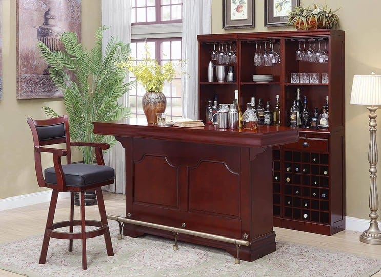 coaster-3078-cherry-bar-unit-1