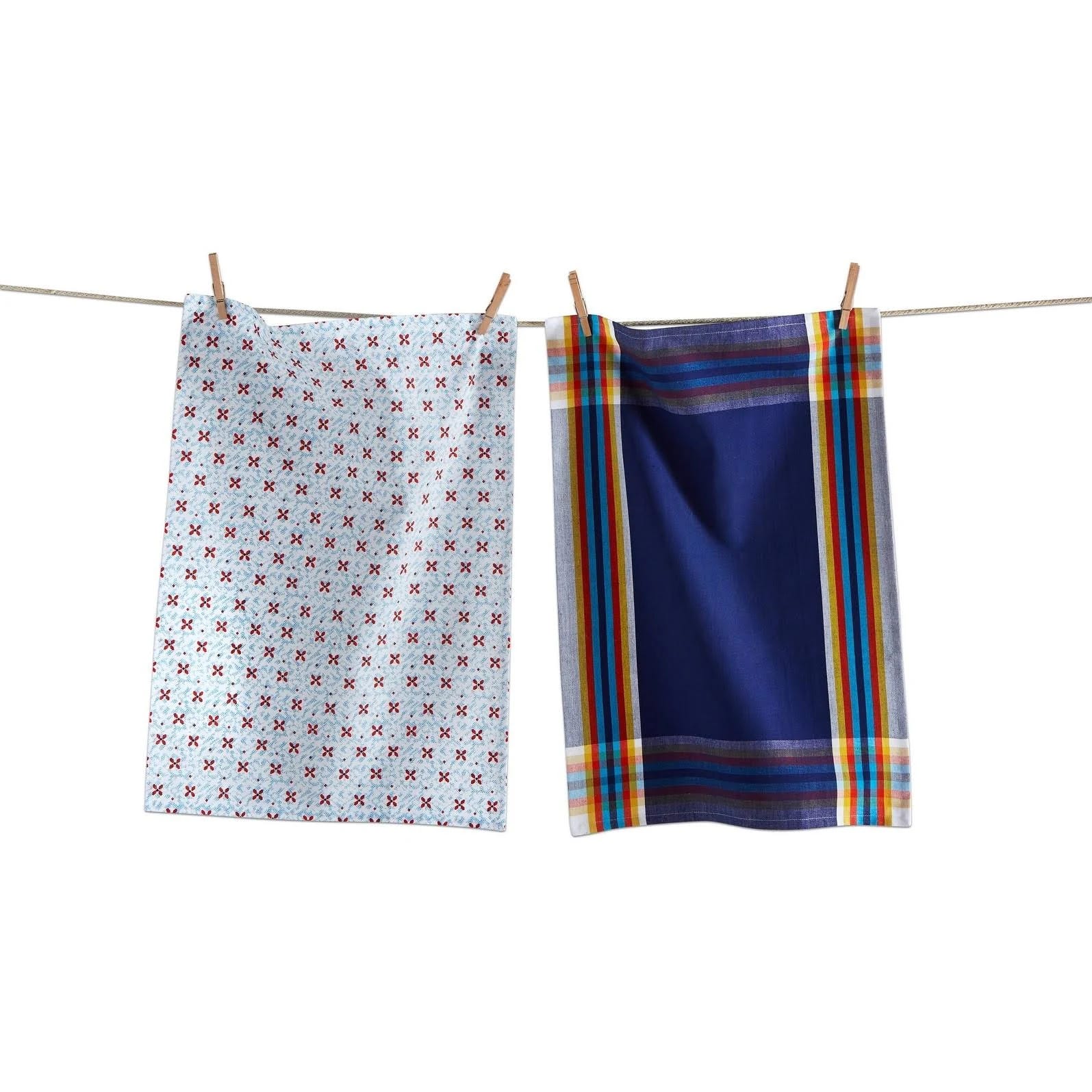 Peggable Flour Sack Towel Set - Versatile for Straining and Covering | Image