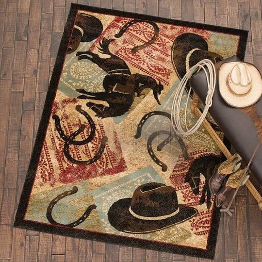 cowboy-icons-area-rug-2-x-3-from-black-forest-decor-1