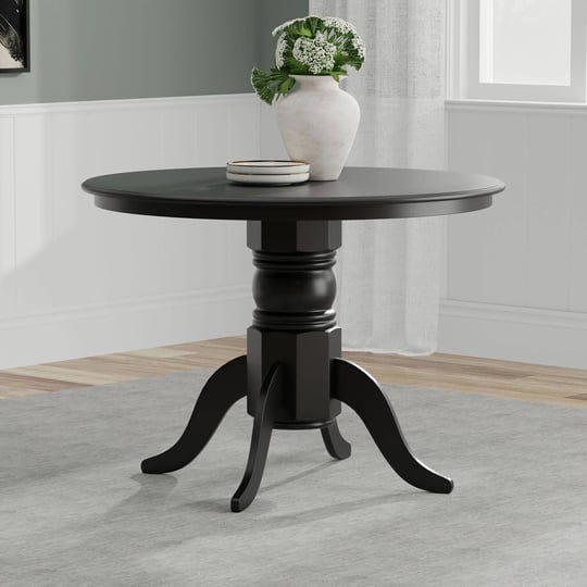 glenwillow-home-42-round-wood-pedestal-dining-table-black-1