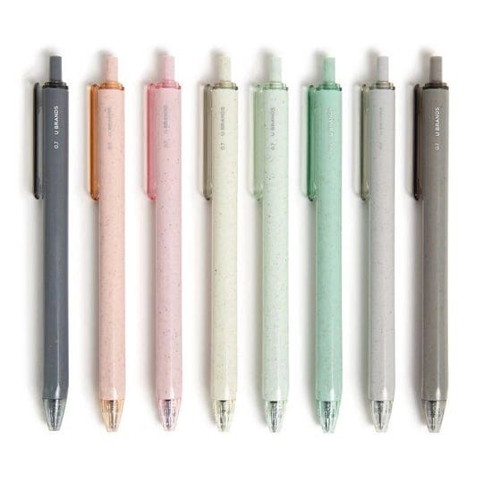u-brands-8ct-gel-ink-pens-with-refills-essential-speckle-1