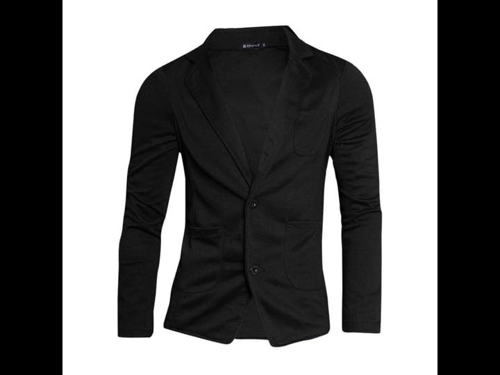 unique-bargains-men-notched-lapel-solid-color-pockets-front-long-sleeve-knit-blazer-black-1