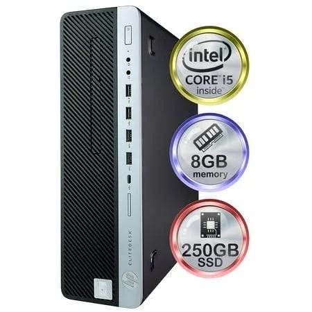 Restored HP ProDesk 600G3 Desktop PC with Intel i5 Quad-Core Processor and 16GB RAM | Image