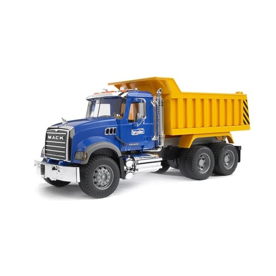 bruder-toys-mack-granite-dump-truck-w-functioning-bed-in-1-16-scale-yellow-blue-gray-black-1