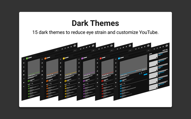 Get dark themes for YouTube with Enhancer for YouTube™ for Firefox