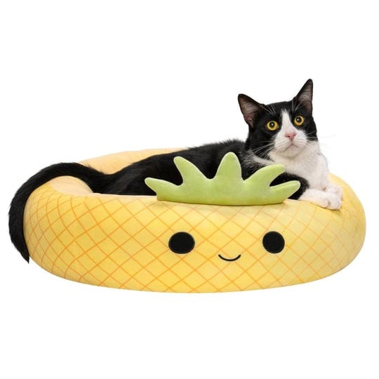 squishmallows-jpt-maui-the-pineapple-cat-dog-bed-yellow-medium-1