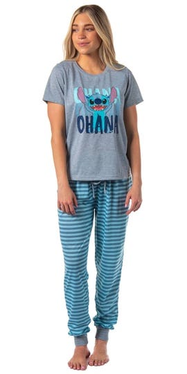 disney-womens-lilo-stitch-ohana-striped-jogger-sleep-pajama-set-for-adults-large-1