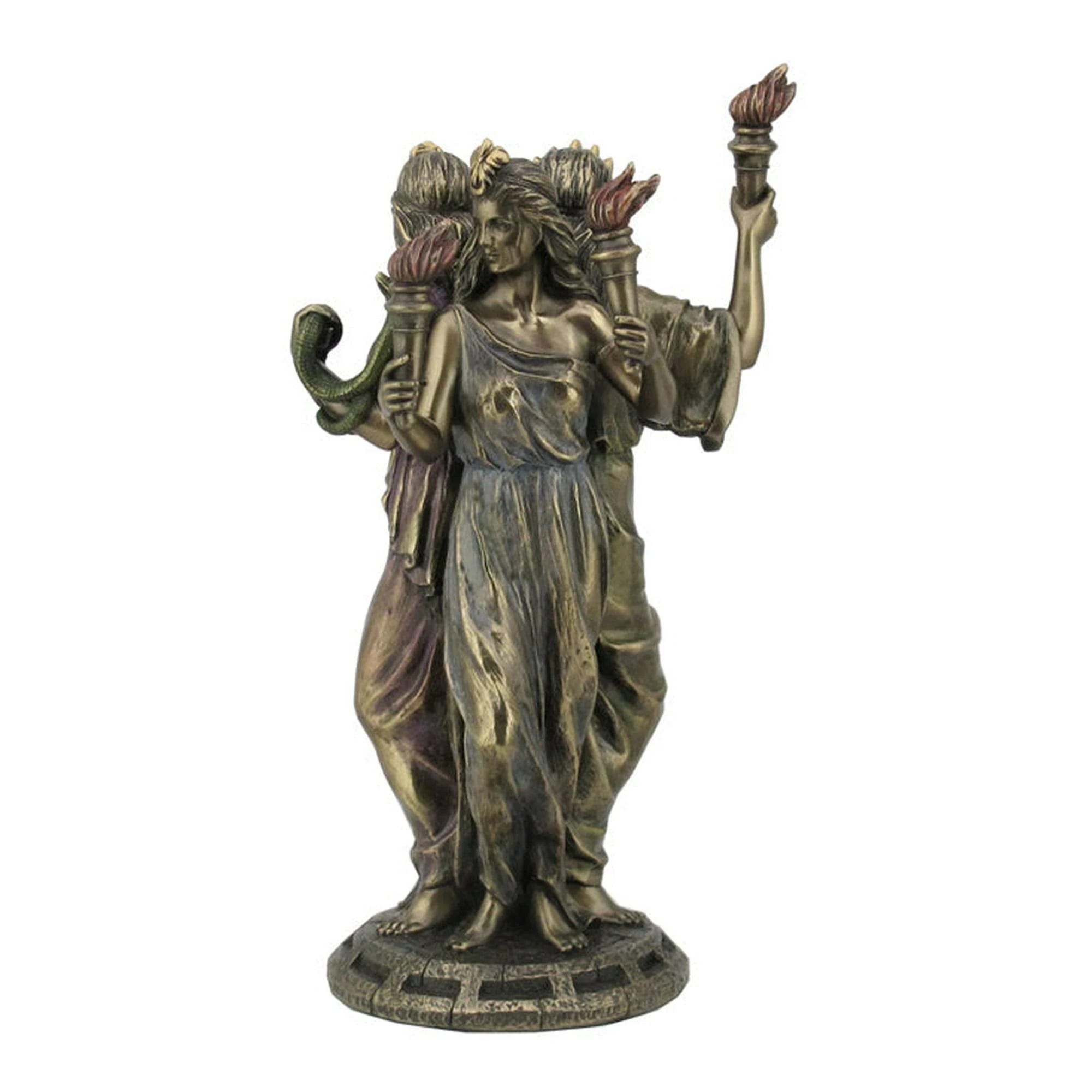 Mythological Hecate Statue: Greek Goddess of Magic Sculpture | Image