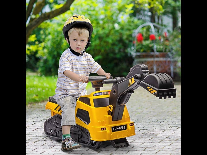 aosom-3-in-1-ride-on-excavator-toy-with-music-no-power-ride-on-construction-for-18-48-months-yellow-1