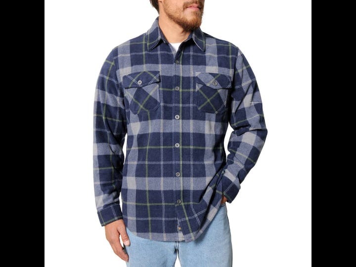 freedom-foundry-mens-plaid-fleece-comfort-fit-button-up-shirt-mens-size-large-blue-1
