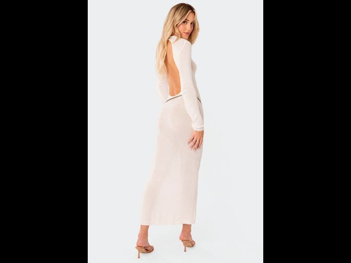 edikted-london-open-back-long-sleeve-knit-dress-white-1