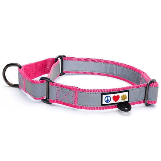 pawtitas-pink-reflective-martingale-dog-collar-large-1