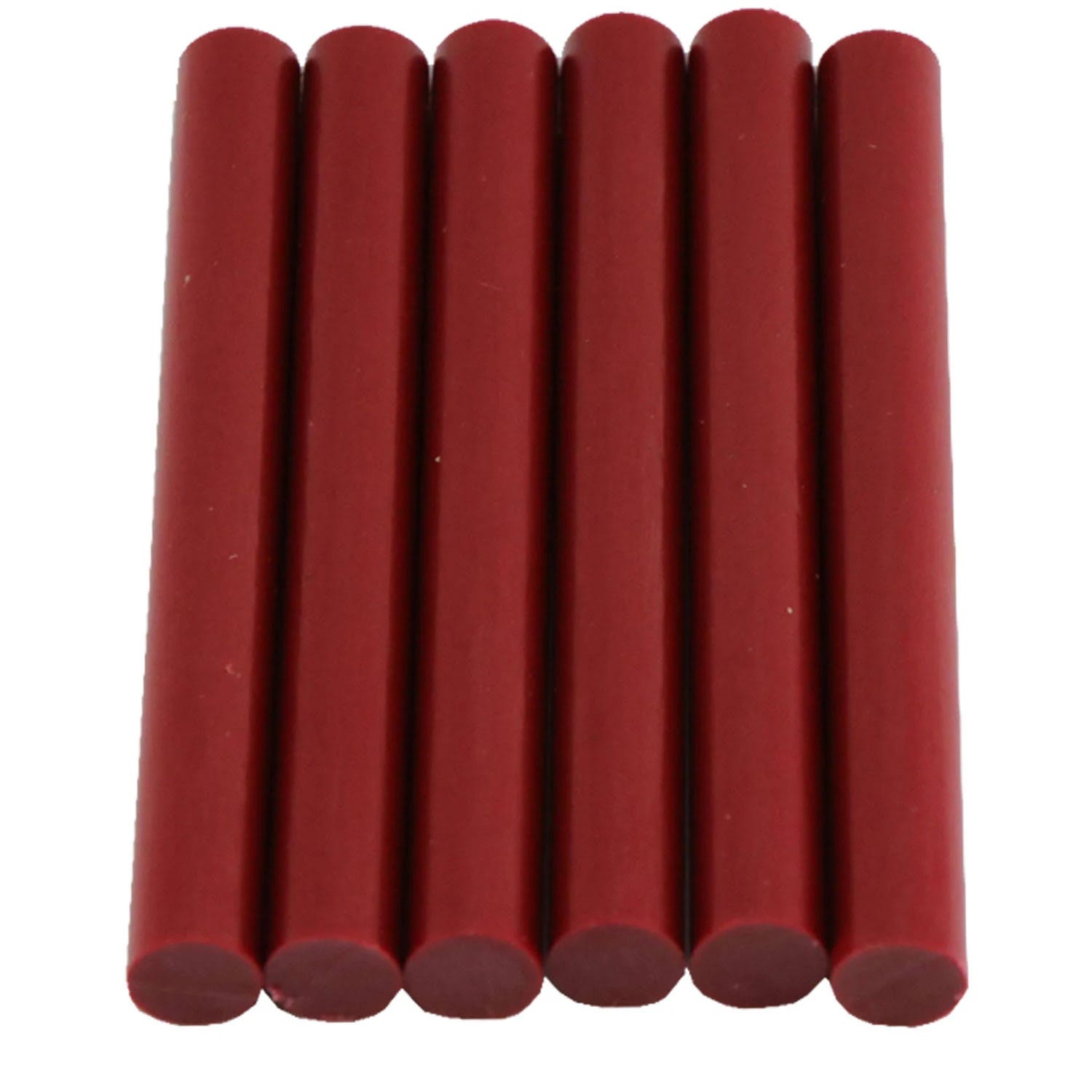 Deep Crimson Colored Hot Glue Sticks for Crafting Enthusiasts | Image