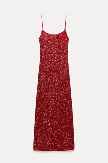 zara-sequin-dress-zw-collection-red-women-1