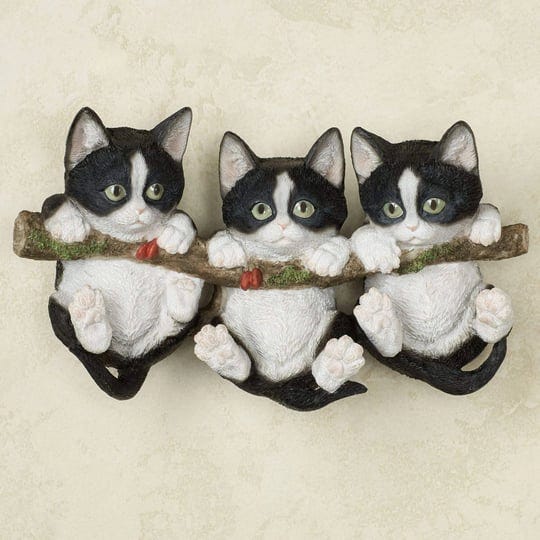 trio-of-black-kittens-dimensional-cat-wall-accent-of-decor-black-1