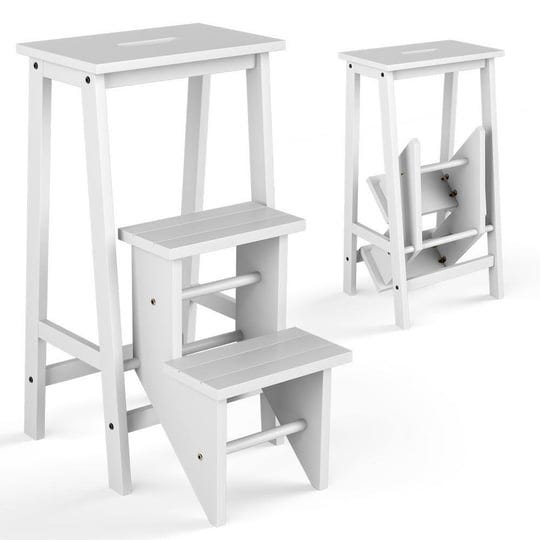 30-in-h-3-in-1-foldable-natural-3-step-wood-step-stool-200-lbs-load-capacity-white-1