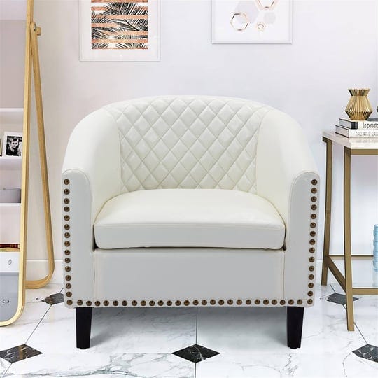 barrel-chair-living-room-padded-seat-accent-chairs-with-nailhead-trim-and-solid-wood-legs-white-pu-l-1