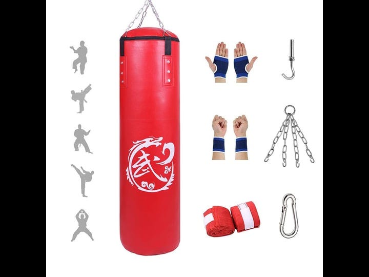 kmljoee-adult-heavy-boxing-punching-bag-non-tear-pu-leather-boxing-hanging-bag-with-sturdy-metal-set-1