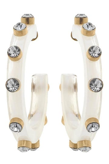 renee-resin-and-rhinestone-hoop-earrings-white-1