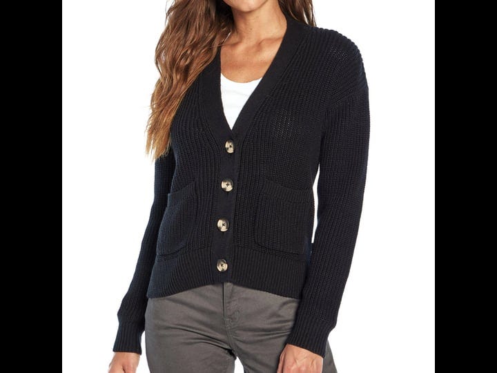 gap-womens-soft-knit-cotton-pocketed-button-front-cardigan-black-xl-1