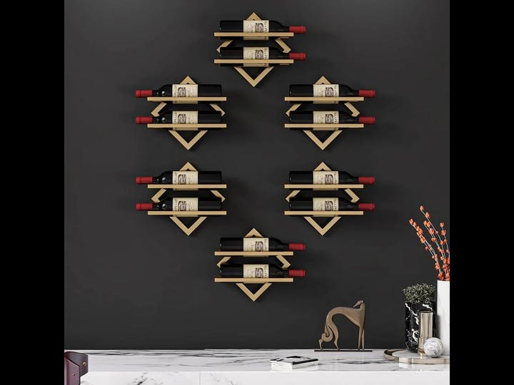 gold-wall-mounted-wine-bottle-rack-6-piece-12-bottle-metal-hanging-wine-rack-1