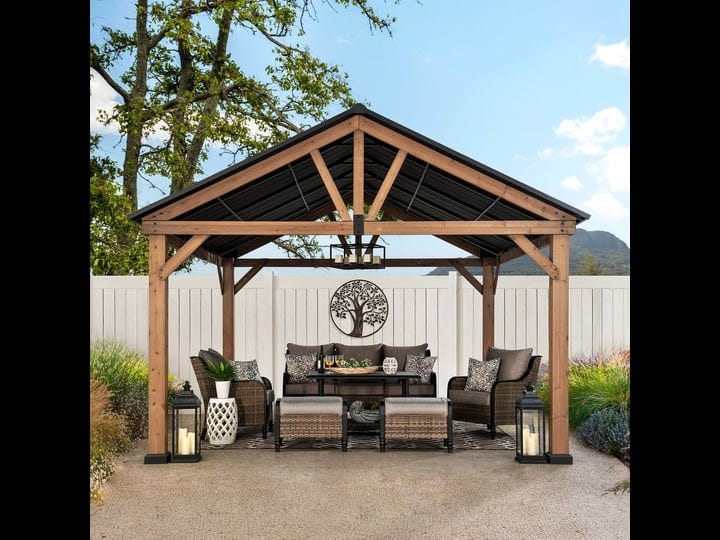 sunjoy-13-ft-x-15-ft-cedar-framed-gazebo-with-matte-black-steel-gable-roof-hardtop-1