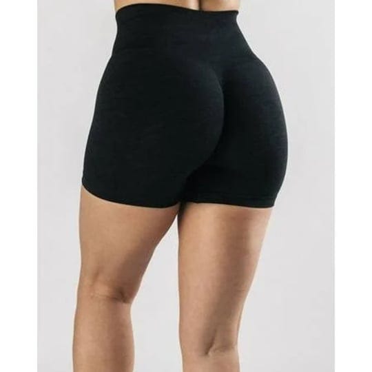 dnaken-workout-booty-spandex-shorts-for-women-high-waist-soft-yoga-shorts-womens-size-medium-black-1