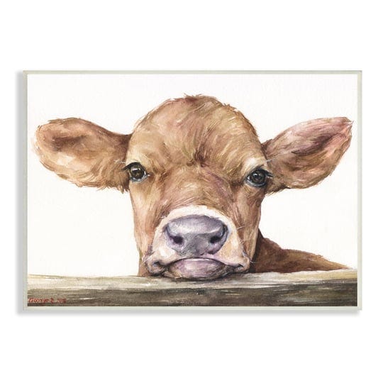 stupell-industries-cute-baby-cow-animal-watercolor-painting-13x19-oversized-wall-plaque-art-at-river-1