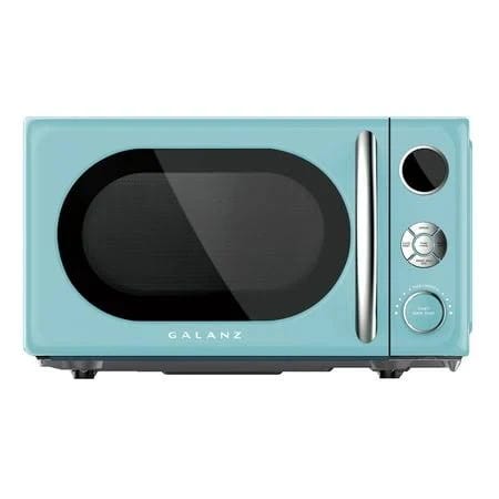 Compact Retro Countertop Microwave for Small Kitchens | Image