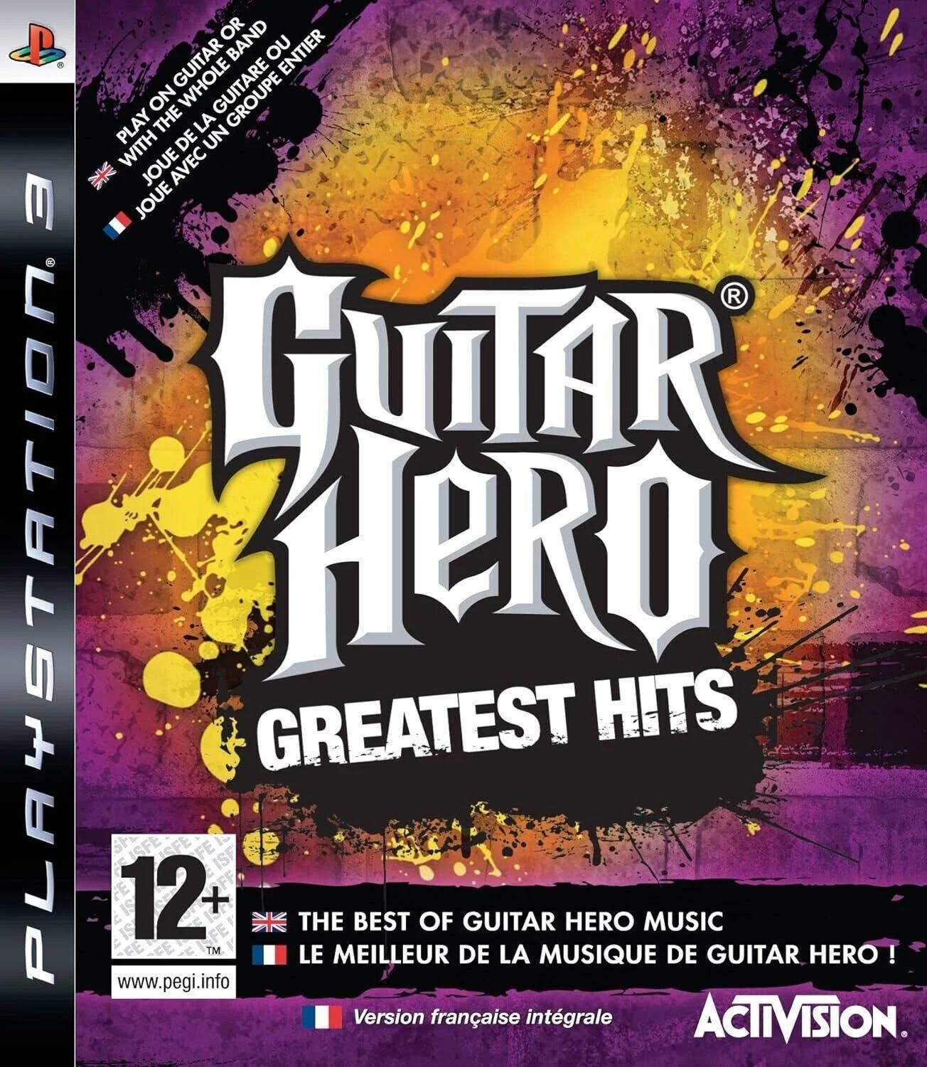 Guitar Hero: Greatest Hits for PS3 - Rock through Tracks with Drum and Mic Controllers | Image