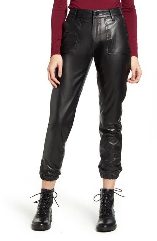 Faux Leather Joggers for a Chic, Comfortable Look | Image
