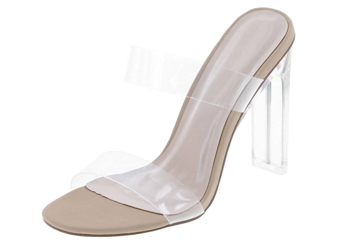 Transparent High Heel Mules for a Bold and Comfortable Look | Image
