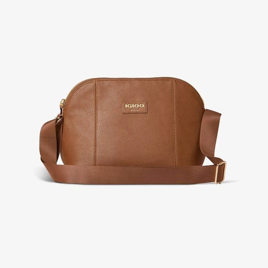 igloo-luxe-crossbody-cooler-bag-cognac-1