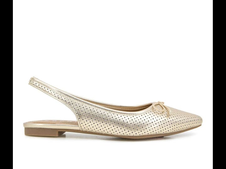 womens-esprit-petria-slingback-flats-in-gold-metallic-size-6-1